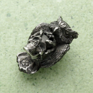 Skullhunter Owl Bead IMG_0652