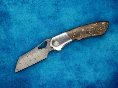 WSBLHB Damasteel (orange swirl CF)