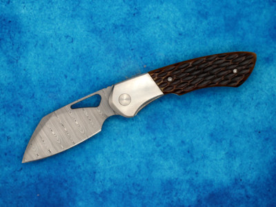 WSBLHB Damasteel (jigged bone)