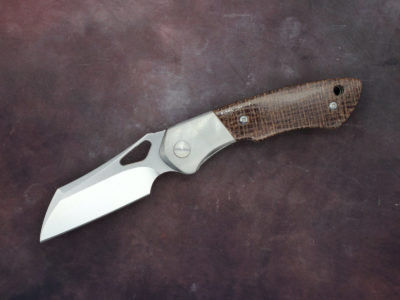 WSBLHB(W) S90V (Burlap Micarta)